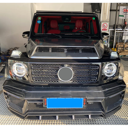 Top Car Style Carbon Fiber Body kit For Mercedes Benz G‑Class W463A Pre‑Facelift (2019–2023)