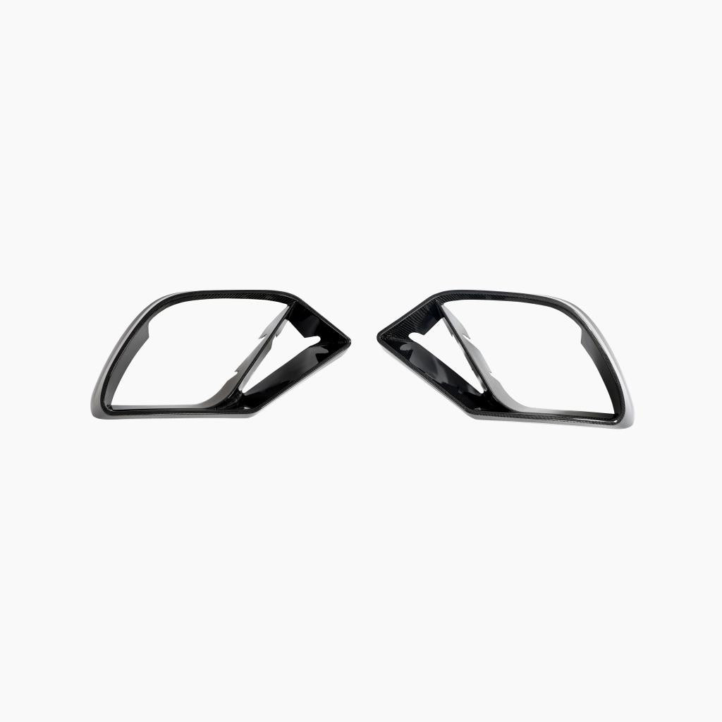 ST Style Carbon Fiber Front Canards For Mercedes Benz AMG GT 4‑Door X290 Pre‑Facelift (2019–2021)