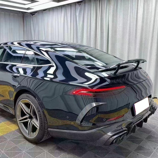 ST Style Carbon Fiber Rear Splitters For Mercedes Benz AMG GT 4‑Door X290 Pre‑Facelift (2019–2021)