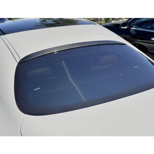 ML Style Carbon Fiber Roof Spoiler For Mercedes Benz S-Class C217 Pre-Facelift 2014-2017
