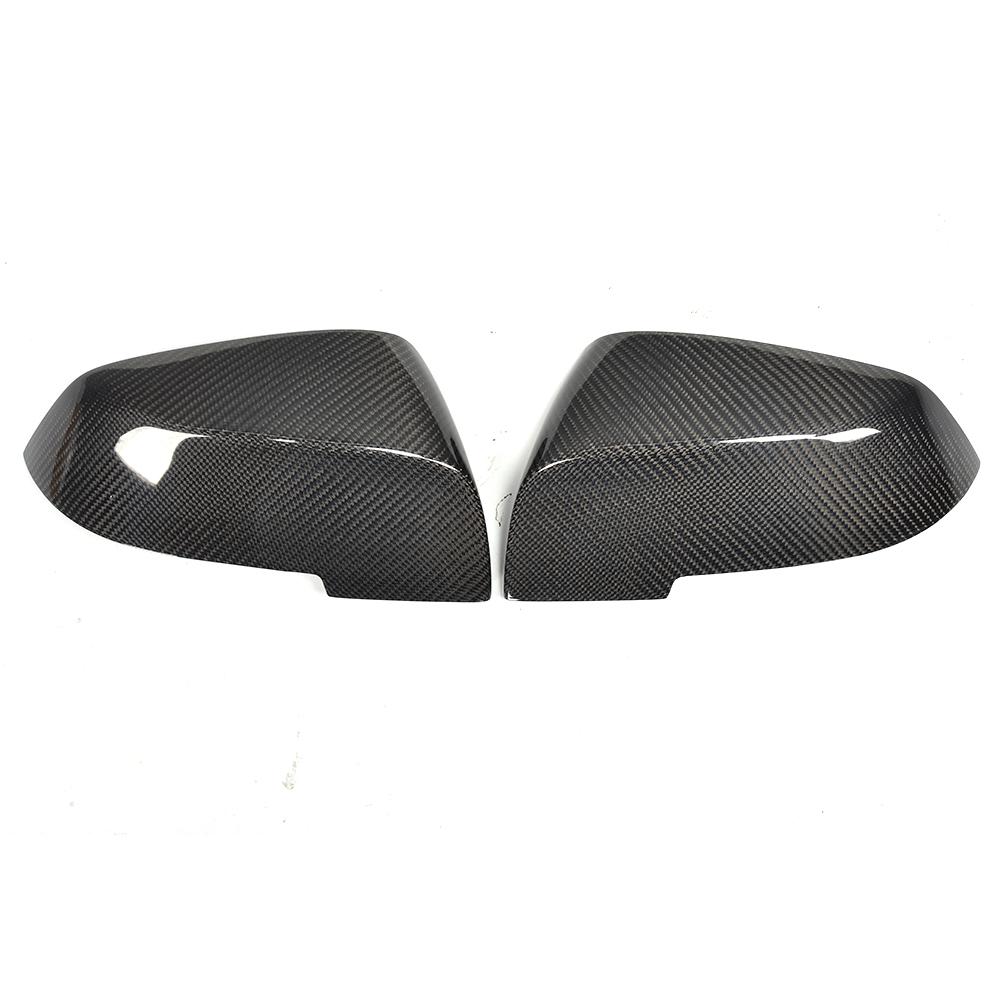 ST Style Carbon Fiber REPLACEMENT Mirror Caps for BMW 5 Series F10/F11 (2010–2017) ,6 Series F06/F12 (2011–2018)