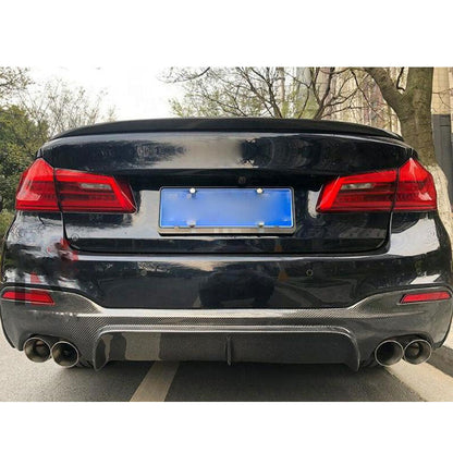 AC Style Carbon Fiber Rear Diffuser for BMW 5 Series G30 G31 Pre-LCI & LCI M Sport (2017–2023)