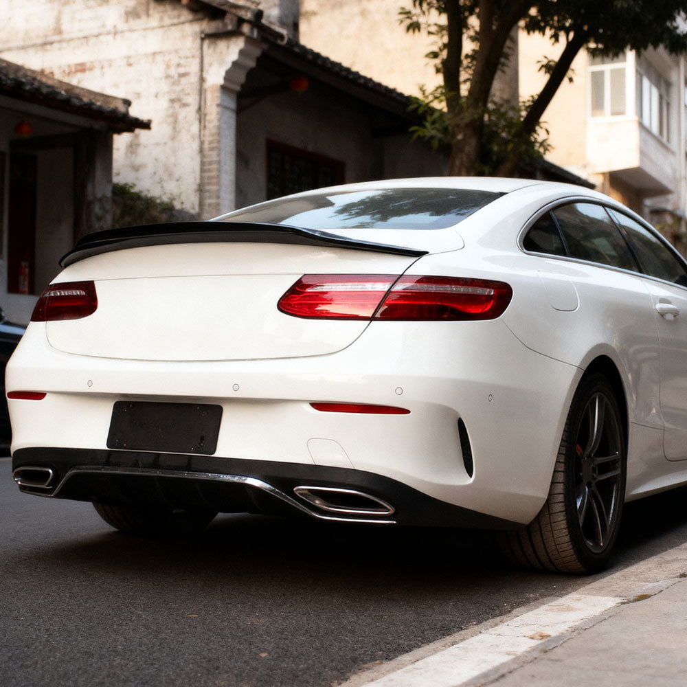 PSM Style Carbon Fiber Trunk Spoiler for Mercedes Benz E-Class C238 Pre-Facelift Coupé (2017-2020)