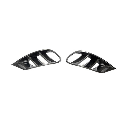 ST Style Carbon Fiber Front Fog lamp Cover Trims for Mercedes Benz S-Class C217 Pre-Facelift 2014-2017