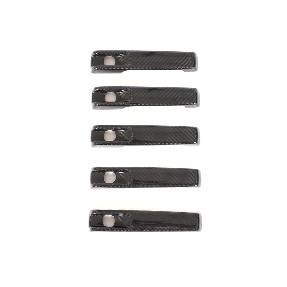 ST Style Carbon Fiber Door Handle Cover For Mercedes Benz G‑Class W463A Pre‑Facelift (2019–2023)