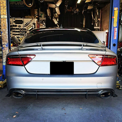 OEM Style Carbon Fiber Rear Diffuser for Audi RS7 C7 (2013–2018)