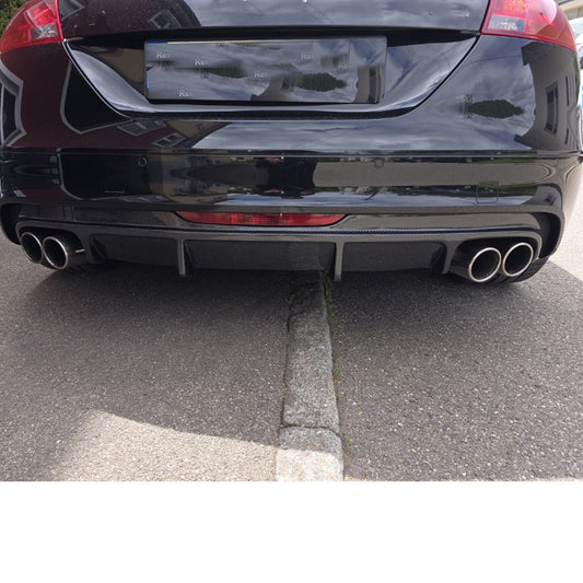 ST Style Carbon Fiber Rear Diffuser For Audi TTS TT Base (2008-2014)