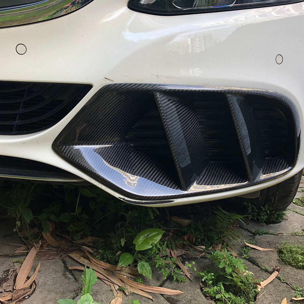 Carbon Fiber Front Bumper Air Vent for Mercedes Benz C Class W205(2014-2018)