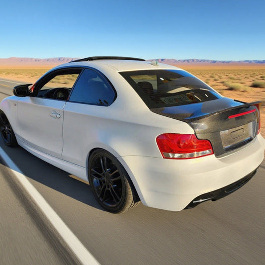 Carbon Fiber Rear Trunk Trim Bonnets for BMW E82 CLS Coupé (2007-2013)