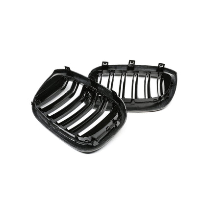 ST Style Carbon Fiber Front Grille Dual Slat for X4 G02 Pre-LCI (2018–2021)