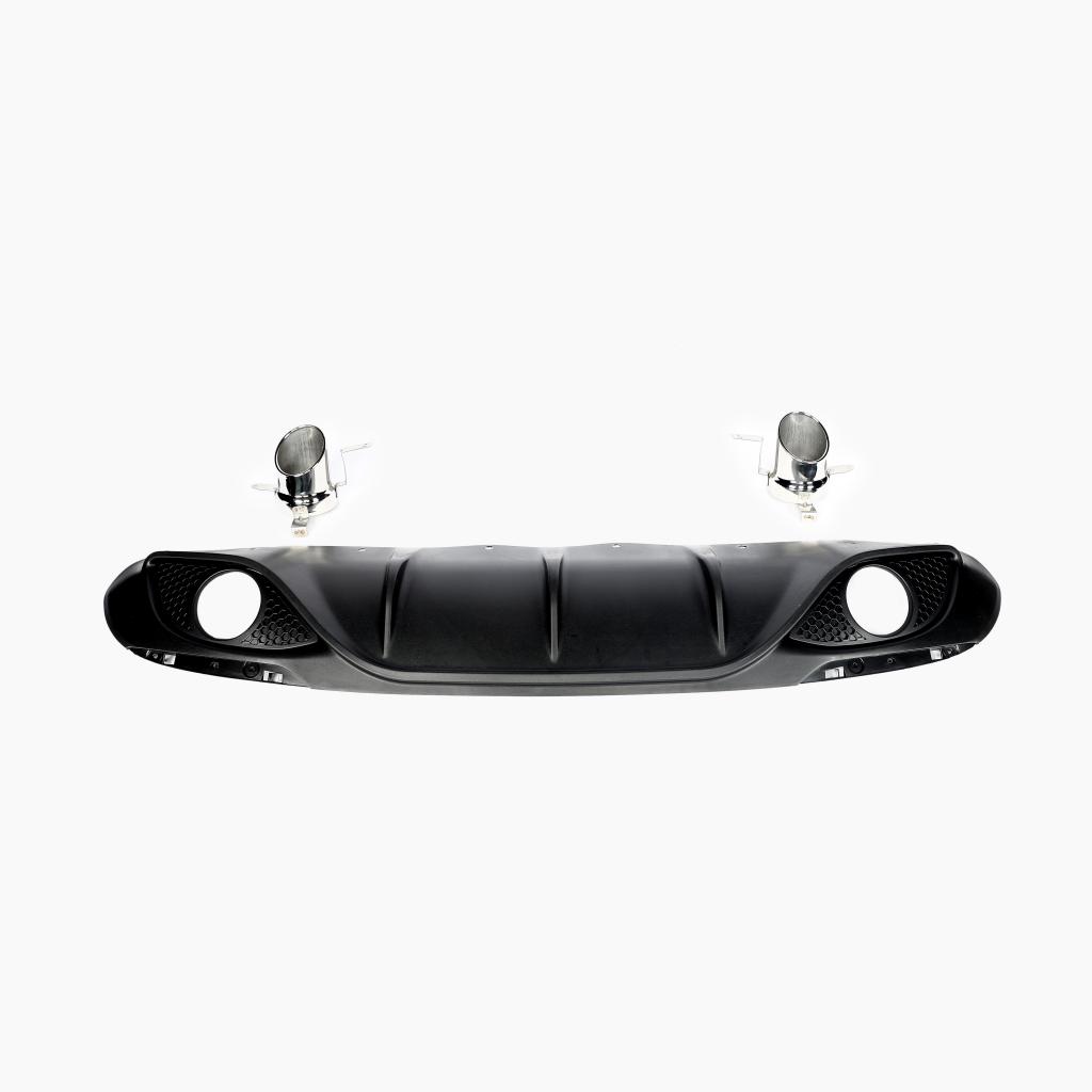 Matt Black Rear Diffuser for Alfa Romeo Giulia Base Sedan (2017-2022)