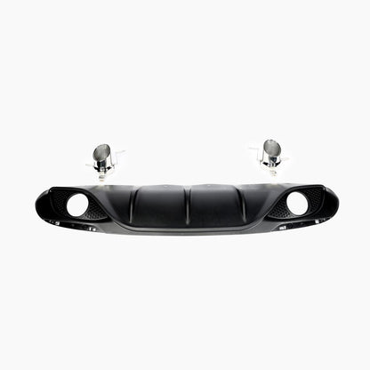 Matt Black Rear Diffuser for Alfa Romeo Giulia Base Sedan (2017-2022)