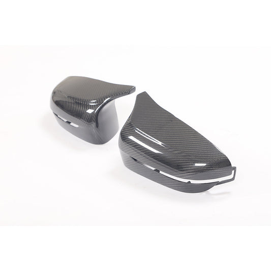 LHD ST Style Carbon Fiber Replacement Mirror Caps for BMW 3/4/5/6/7/8 series