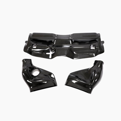ST Style Prepreg Carbon Fiber Air Intake Filter Cover for Mercedes Benz C63 W204 Facelift (2011-2015)