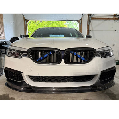 3D Style Carbon Fiber Front Lip for BMW 5 Series G30, G31 Pre-LCI M-Sport (2017–2020)