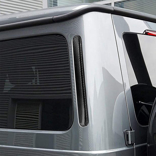 ST Style Carbon Fiber Side C-Pillar Cover For Mercedes Benz G‑Class W463A Pre‑Facelift (2019–2023)
