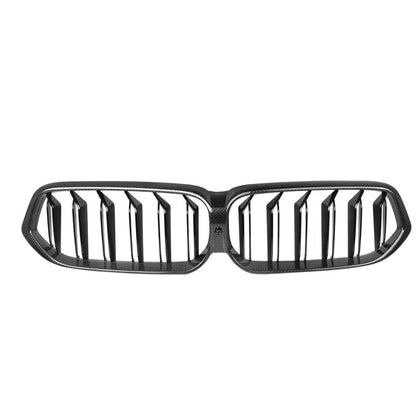 ST Style Dual Slat Carbon Fiber Front Grille for BMW 6 Series G32 GT (2017+)