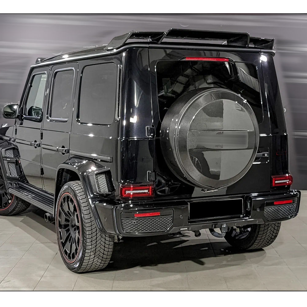 BRABUS Style Carbon Fiber Trunk Spoiler For Mercedes Benz G‑Class W463A Pre‑Facelift (2019–2023)