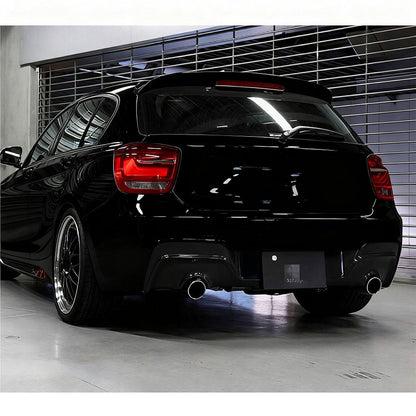 Performance Style Carbon Fiber Rear Diffuser For BMW 1 Series F20, F21 Pre-LCI M-Sport M135i – Dual Exit (2011-2015)