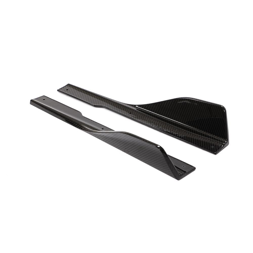 AC Style Carbon Fiber Side Splitters for BMW 8 Series G16, M8 F93 (2019+)