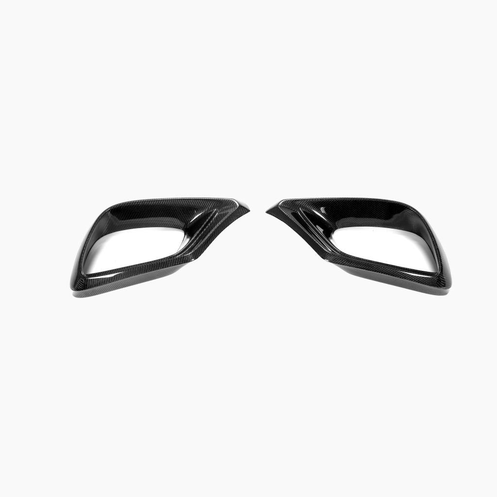 B Style Carbon Fiber Front Canards For Mercedes Benz S‑Class W222 Facelift (2018–2020)