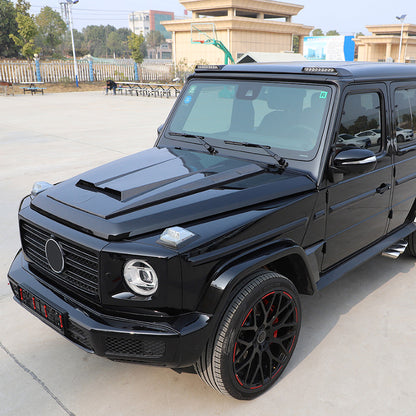 B Style Carbon Fiber Roof Spoiler For Mercedes Benz G‑Class W463A Pre‑Facelift (2019–2023)