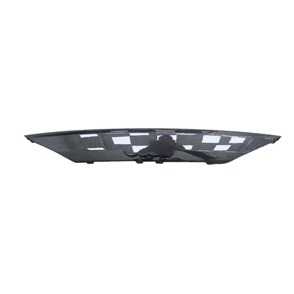 Carbon Fiber  Rear door trunk lid cover trim for Audi Q8 Pre-LCI(2019-2023)
