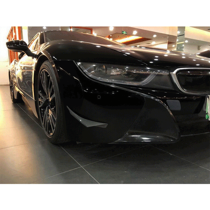 ML Style Carbon Fiber Front Canards for BMW i8 I12/I15 (2014–2020)