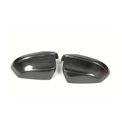 ST Style Carbon Fiber ADD ON Mirror Caps for BMW 5 Series F10/F11 M Sport (2010–2017)