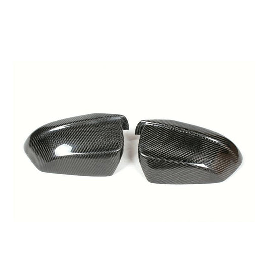 ST Style Carbon Fiber ADD ON Mirror Caps for BMW 5 Series F10/F11 M Sport (2010–2017)