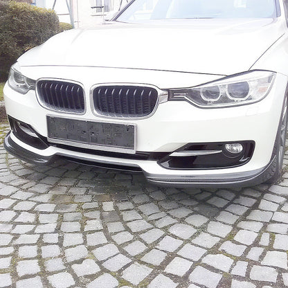 JC Style Carbon Fiber Front Splitters for BMW 3 Series F30 M Sport (2012-2019)