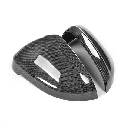 ST Style Carbon Fiber REPLACEMENT Mirror Caps for Audi A4 B9 Pre-LCI (2016-2019),A5 B9 Pre-LCI (2017-2019)