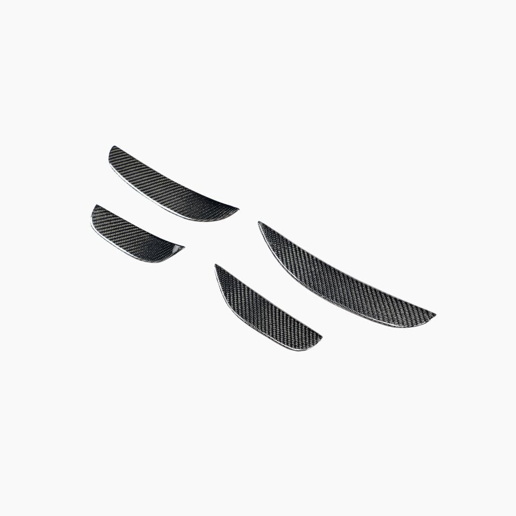 ST Style Carbon fiber Front Canards for Mercedes Benz C63 AMG W205 Pre‑Facelift Coupe (2015-2018)