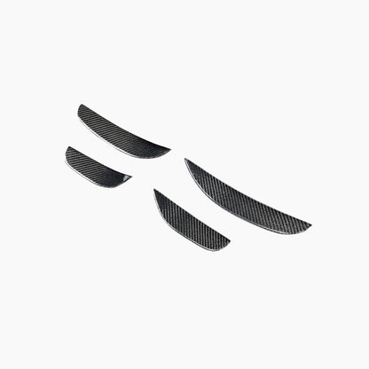 ST Style Carbon fiber Front Canards for Mercedes Benz C63 AMG W205 Pre‑Facelift Coupe (2015-2018)
