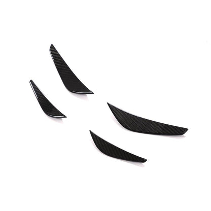 AC Style Carbon Fiber Front Canards for BMW 8 Series G14/G15/G16 (2019+)