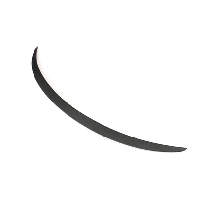 OEM Style Matte Black Carbon Fiber Rear Trunk Spoiler for Tesla Model 3 Sedan(2017–2023)
