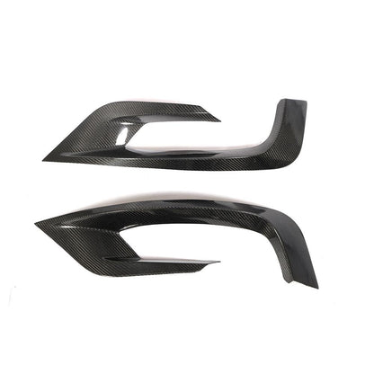 ST Style Carbon Fiber Front Canards For Mercedes Benz S‑Class W222 Sport Pre‑Facelift (2014–2017)