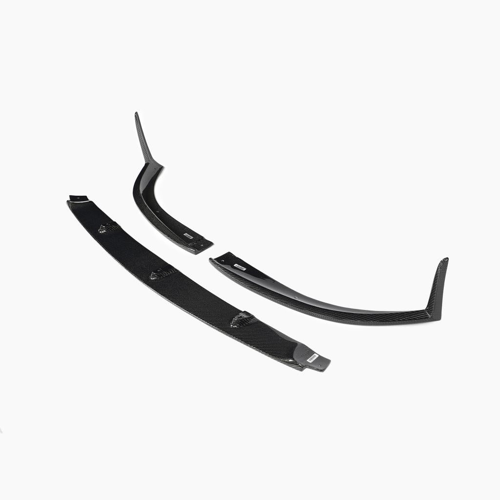 ST Style Carbon Fiber Front Lip for Mercedes Benz C63 AMG W205 Pre‑Facelift (2015–2018)