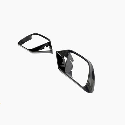 ST Style Carbon Fiber Front Canards For Mercedes Benz AMG GT 4‑Door X290 Pre‑Facelift (2019–2021)