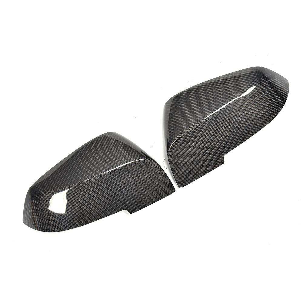 ST Style Carbon Fiber REPLACEMENT Mirror Caps for BMW 5 Series F10/F11 (2010–2017) ,6 Series F06/F12 (2011–2018)