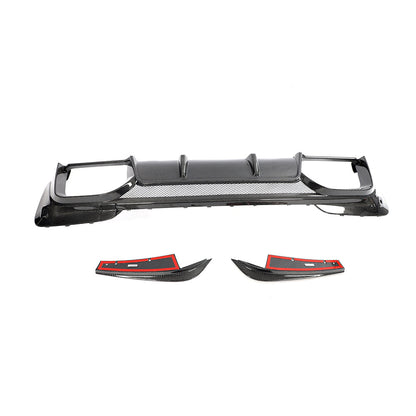 3D Style Carbon Fiber Rear Diffuser for BMW X3M F97 Pre-LCI (2019–2021)
