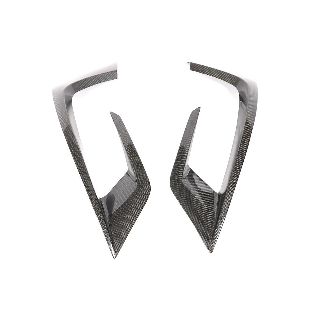 B Style Carbon Fiber Front Canards For Mercedes Benz S‑Class W222 Pre‑Facelift (2014–2017)