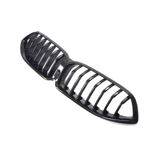 ST Style Single Slat Carbon Fiber Front Grille for BMW 8 Series G14/G15/G16 (2019+)