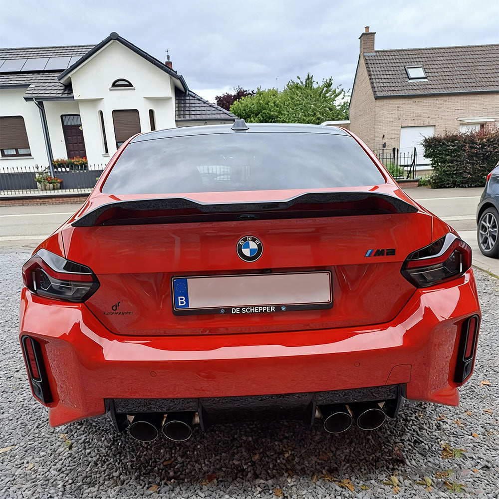 Performance Style Gloss Black Rear Spoiler for BMW 2 Series G42 Coupé（2021–present）