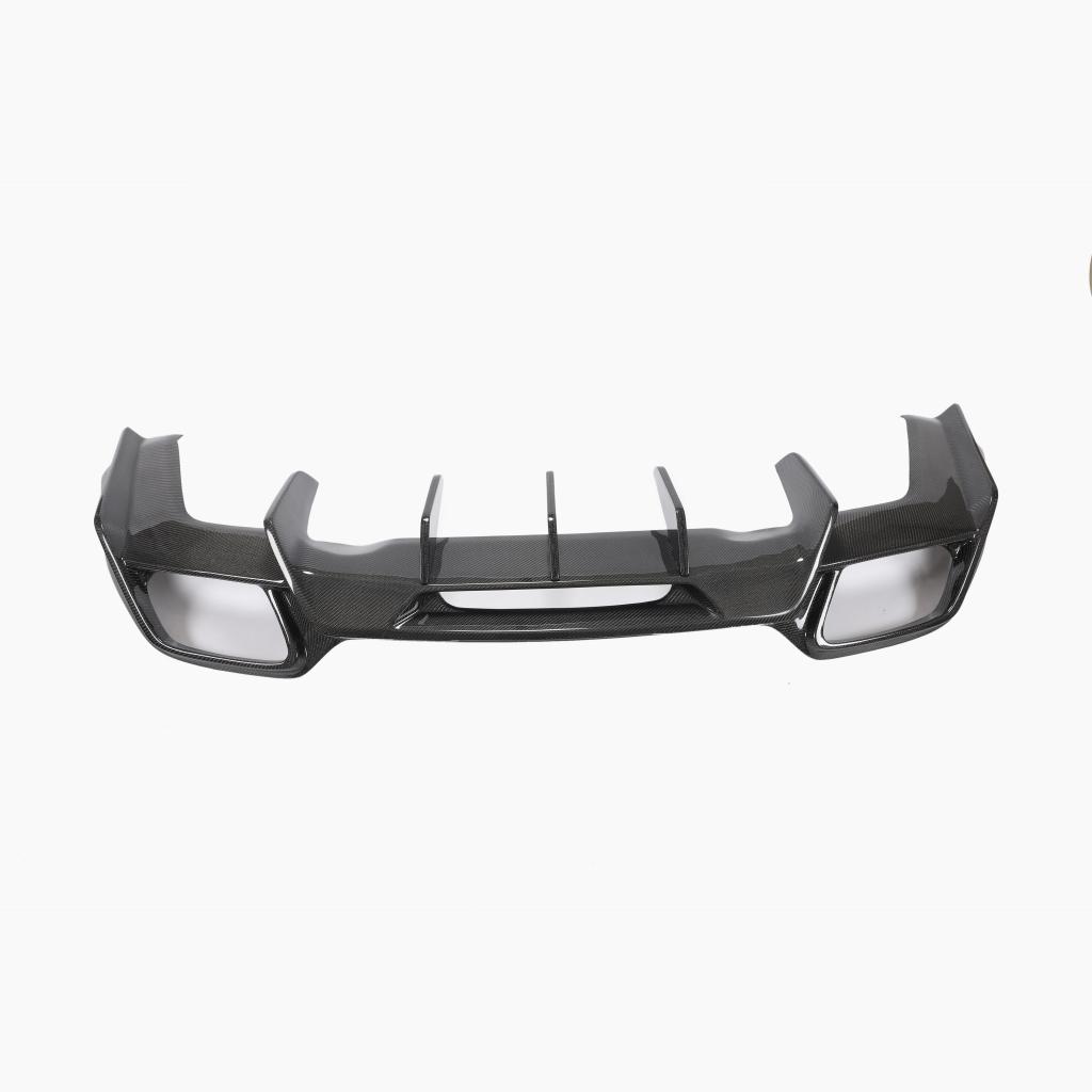 RENNTECH Style Carbon Fiber Rear Diffuser For Mercedes Benz AMG GT C/R190 Coupé (2015–2021)