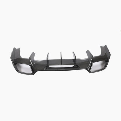 RENNTECH Style Carbon Fiber Rear Diffuser For Mercedes Benz AMG GT C/R190 Coupé (2015–2021)