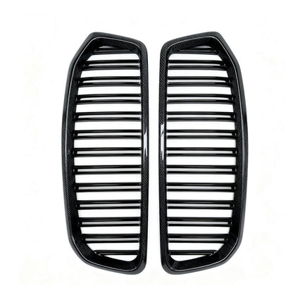 Dual Slat Carbon Fiber Front Grille for BMW X5 G05 Pre-LCI (2019-2023)