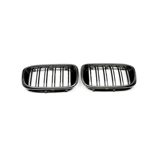 ST Style Carbon Fiber Front Grille Dual Slat for X4 G02 Pre-LCI (2018–2021)