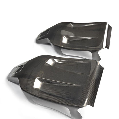 ST Style Carbon Fiber Seat Back Cover for Mercedes Benz C63 W204 Pre-Facelift (2008-2011)