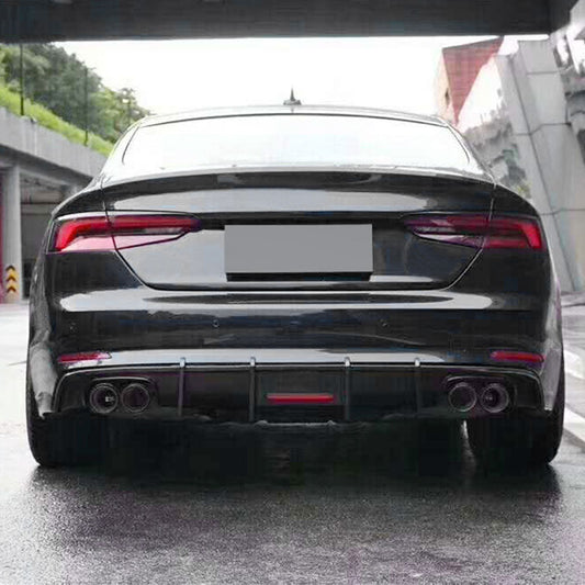 KB Style Carbon Fiber Rear Diffuser for Audi A5 / S5 B9 Pre-LCI (2017-2019)